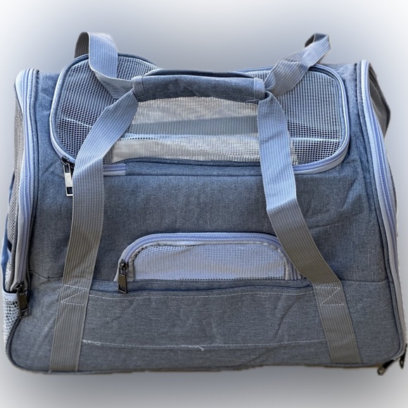 Pet Dog/Cat Carrier Bag Soft Sided Comfort Travel Tote Case Airline Approved US - Picture 6 of 9